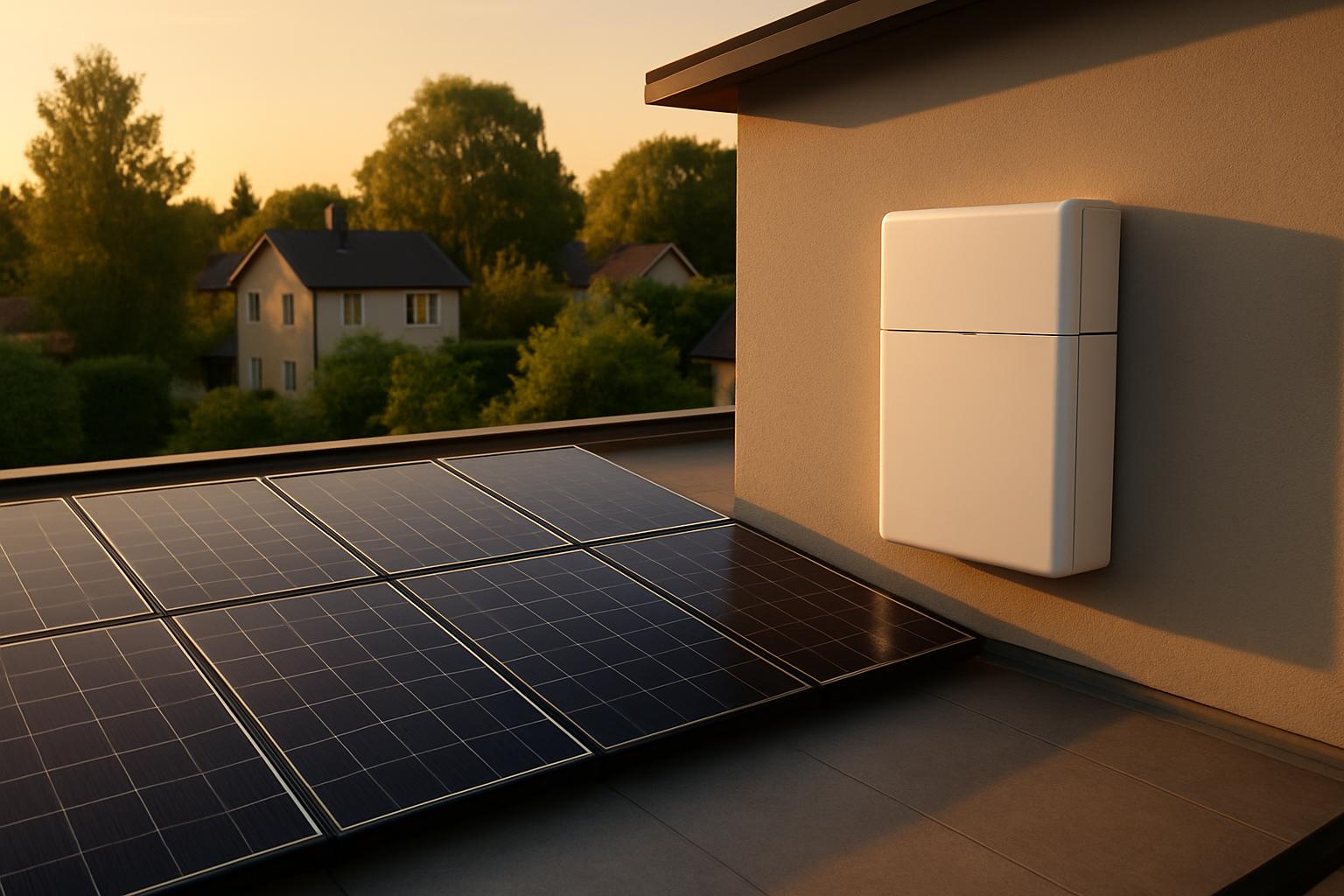 Solpaneler med batteri – när är investeringen lönsam?